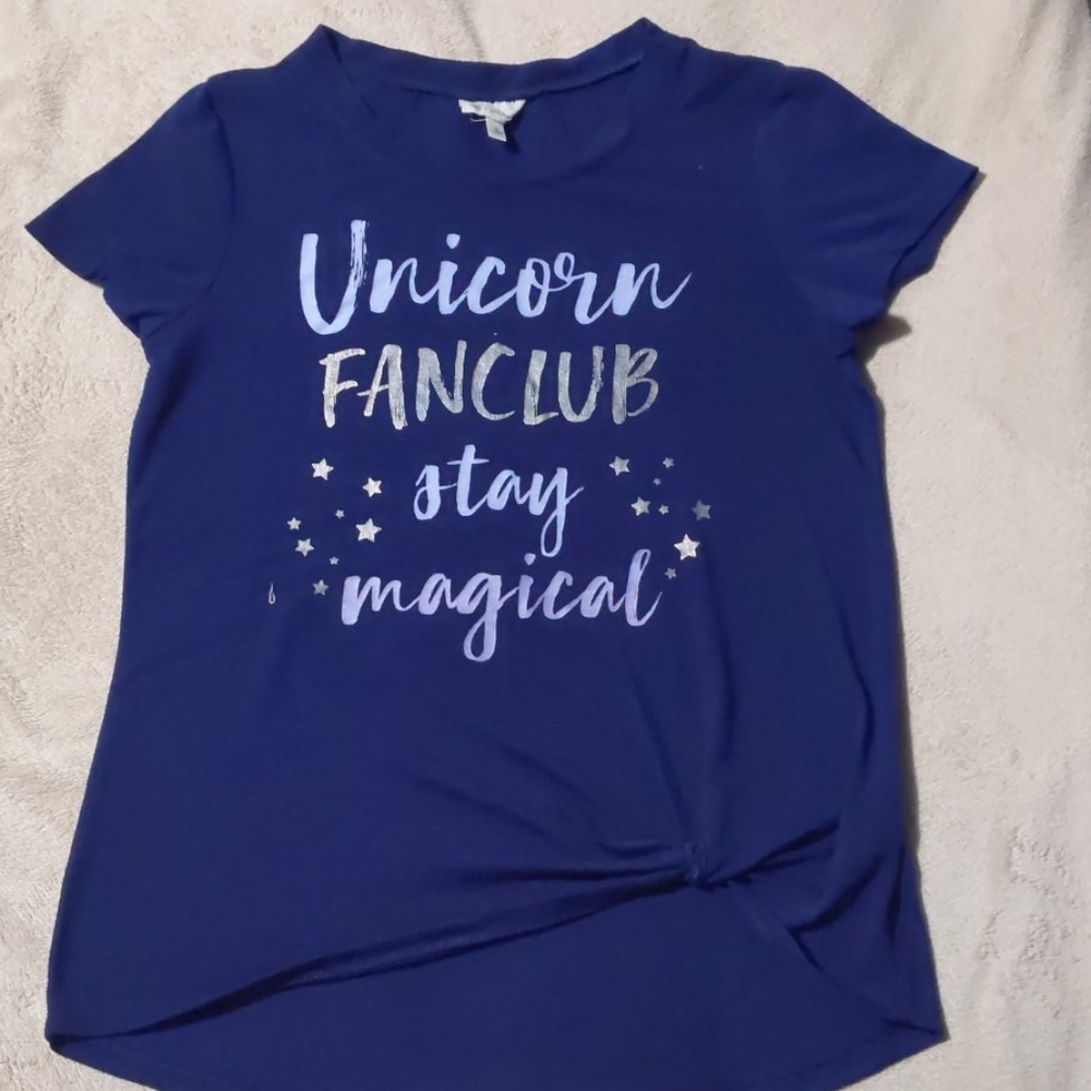 2 for $10! Girls tie front t-shirt.